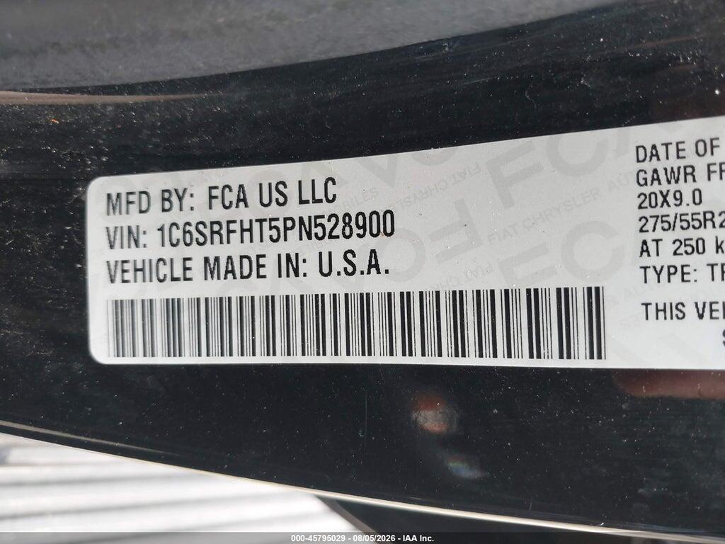 1C6SRFHT5PN528900 2023 RAM 1500 photo no. 9