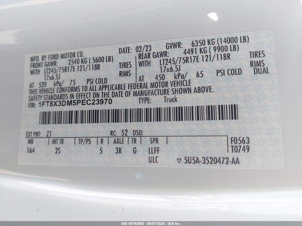 1FT8X3DM5PEC23970 2023 FORD F-350 photo no. 8