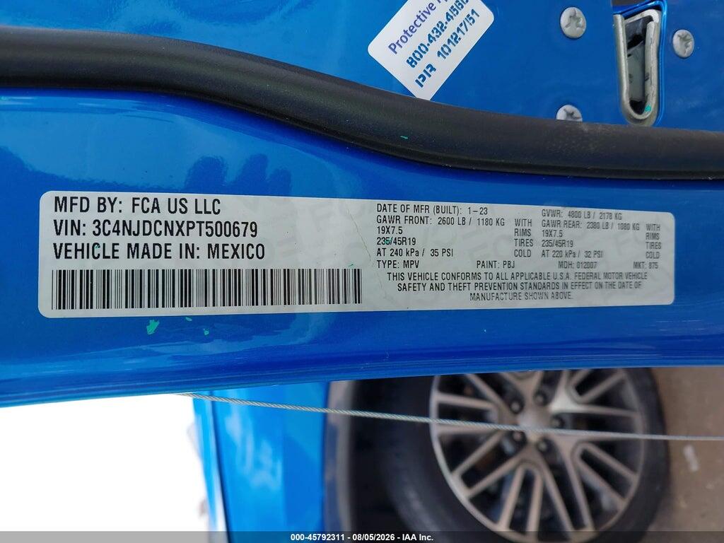 3C4NJDCNXPT500679 2023 JEEP COMPASS photo no. 9