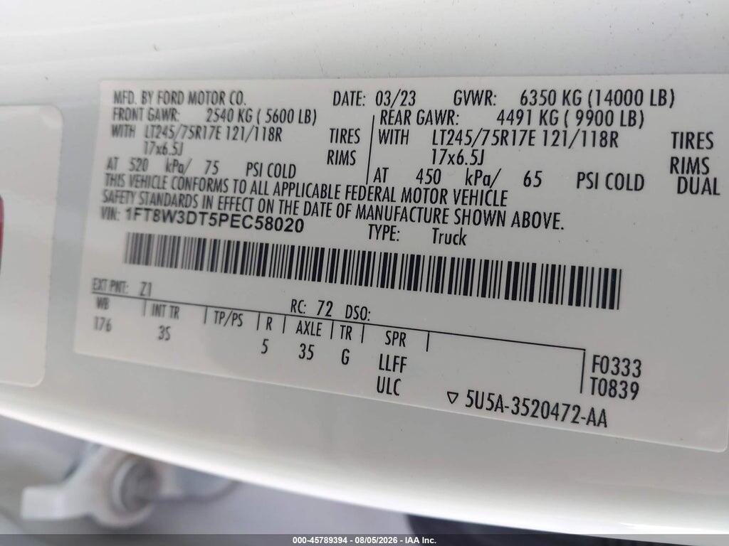 1FT8W3DT5PEC58020 2023 FORD F-350 photo no. 8