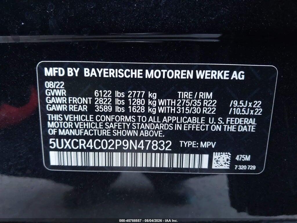 5UXCR4C02P9N47832 2023 BMW X5 photo no. 9