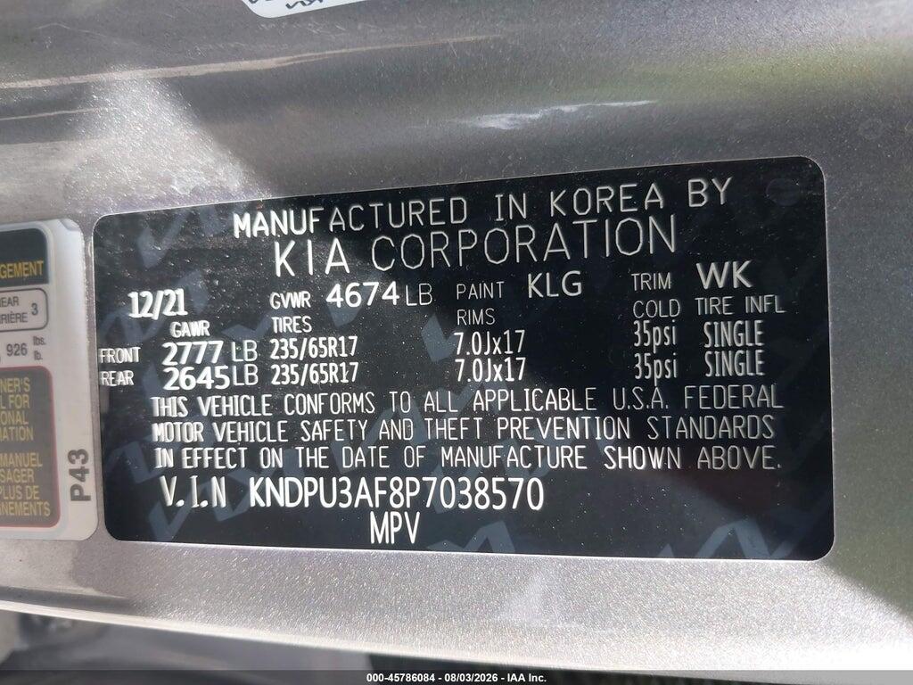 KNDPU3AF8P7038570 2023 KIA SPORTAGE photo no. 9