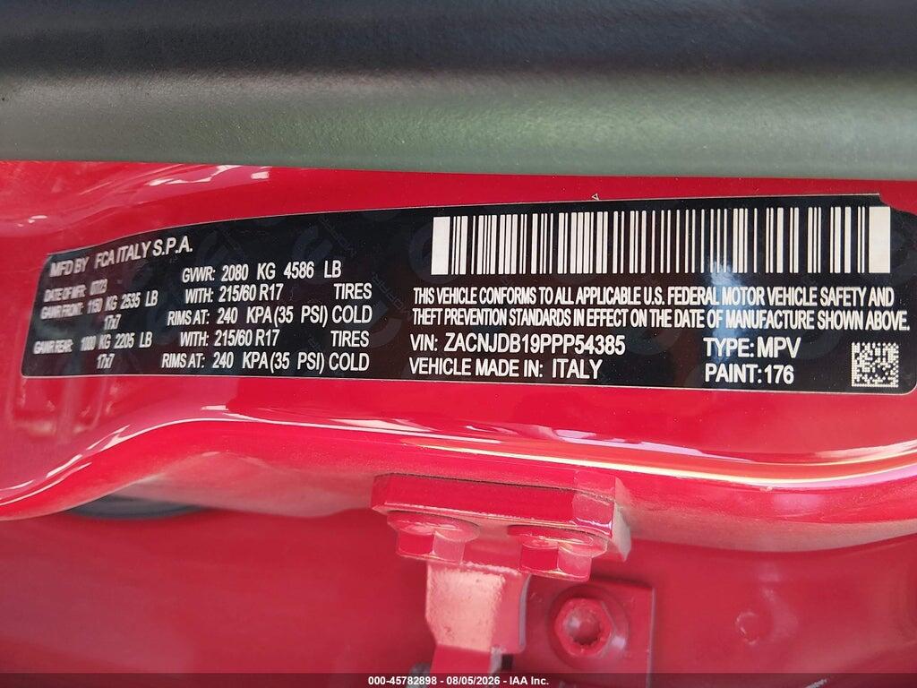 ZACNJDB19PPP54385 2023 JEEP RENEGADE photo no. 9