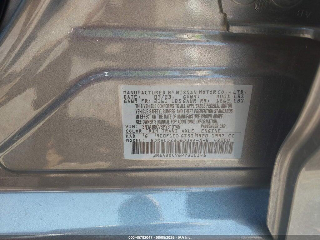3N1AB8CV8PY310145 2023 NISSAN SENTRA photo no. 9