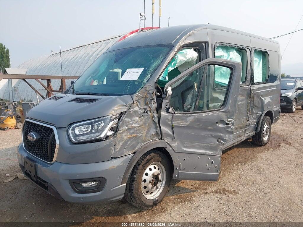 1FBAX9C81PKB90397 2023 FORD TRANSIT-350 PASSENGER VAN photo no. 2