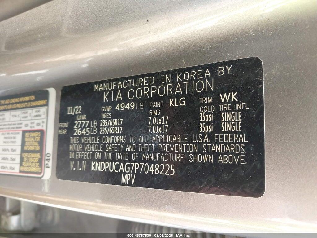 KNDPUCAG7P7048225 2023 KIA SPORTAGE HYBRID photo no. 9