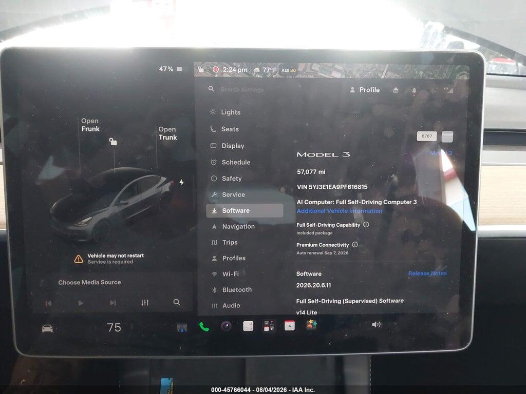 5YJ3E1EA9PF616815 2023 TESLA MODEL 3 photo no. 7