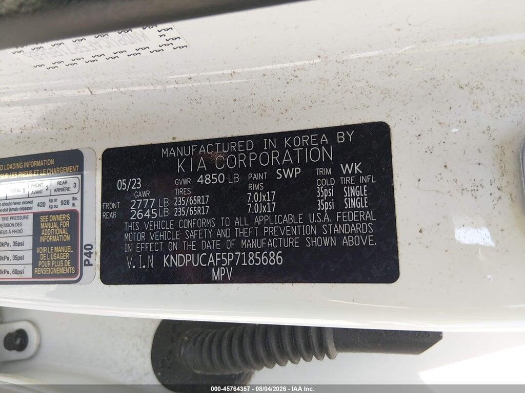 KNDPUCAF5P7185686 2023 KIA SPORTAGE photo no. 9