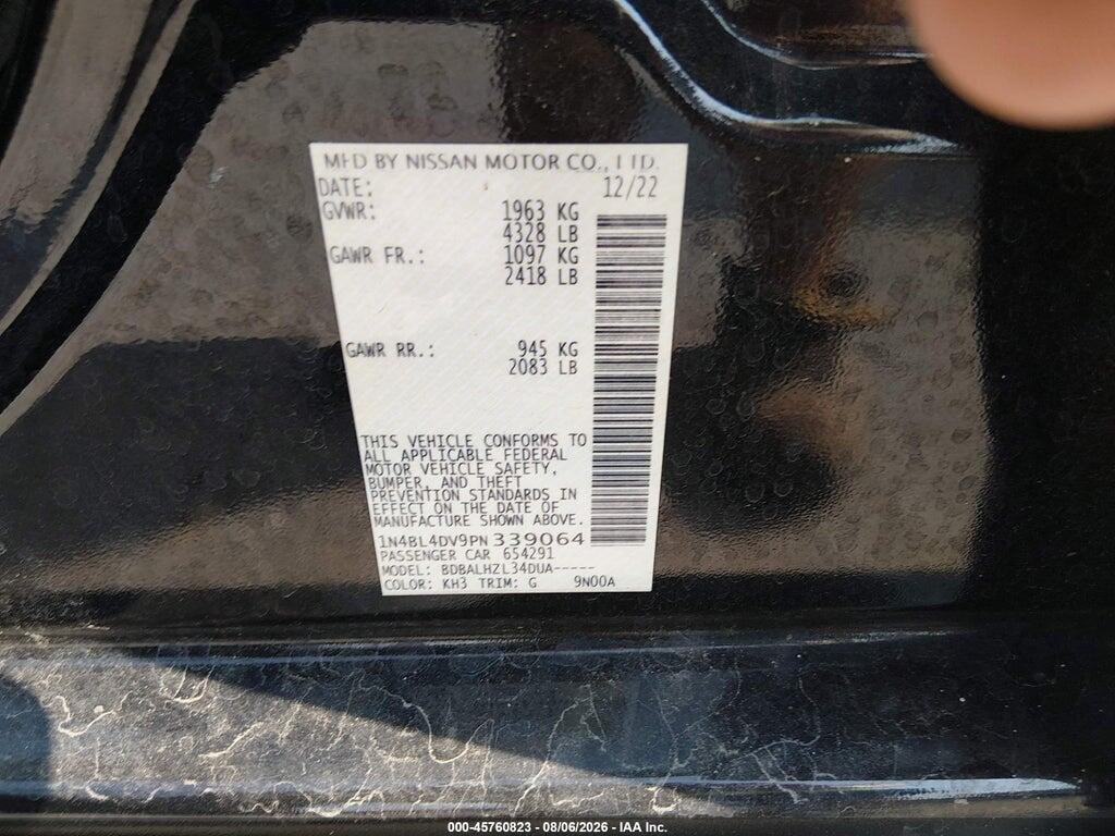 1N4BL4DV9PN339064 2023 NISSAN ALTIMA photo no. 9