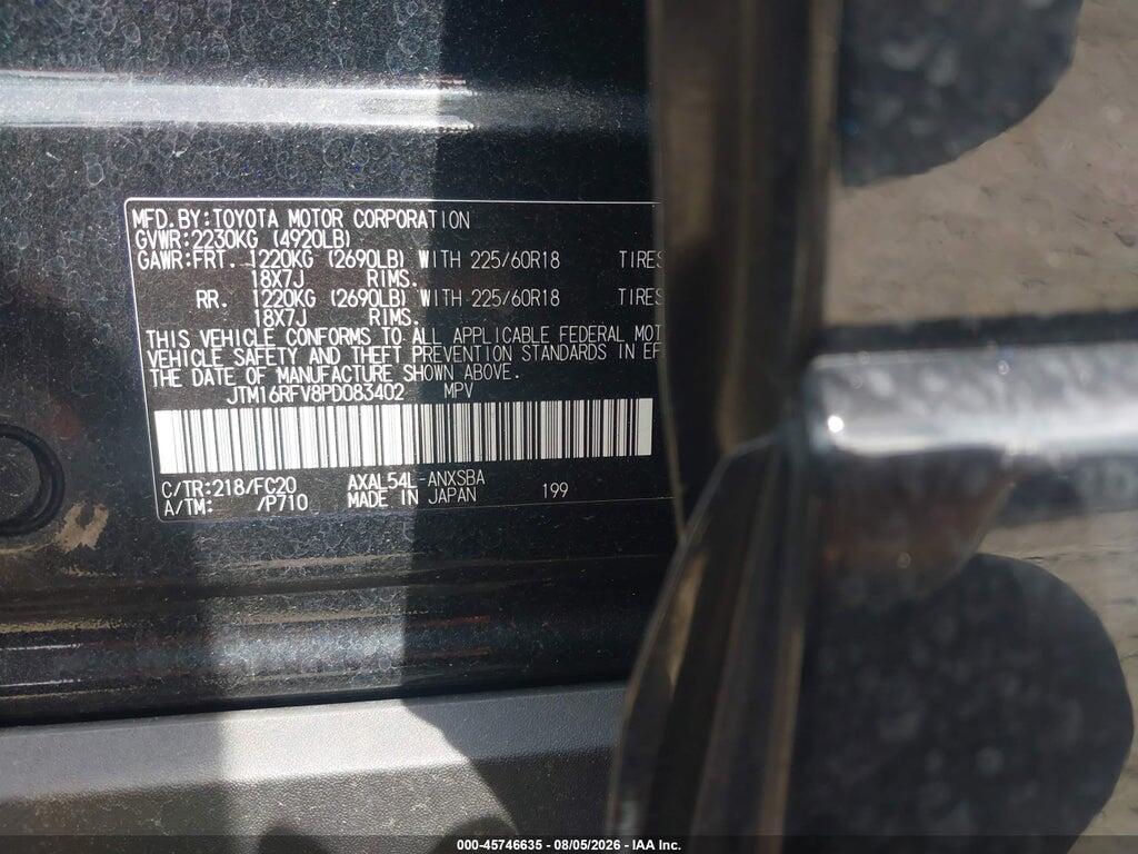 JTM16RFV8PD083402 2023 TOYOTA RAV4 HYBRID photo no. 9