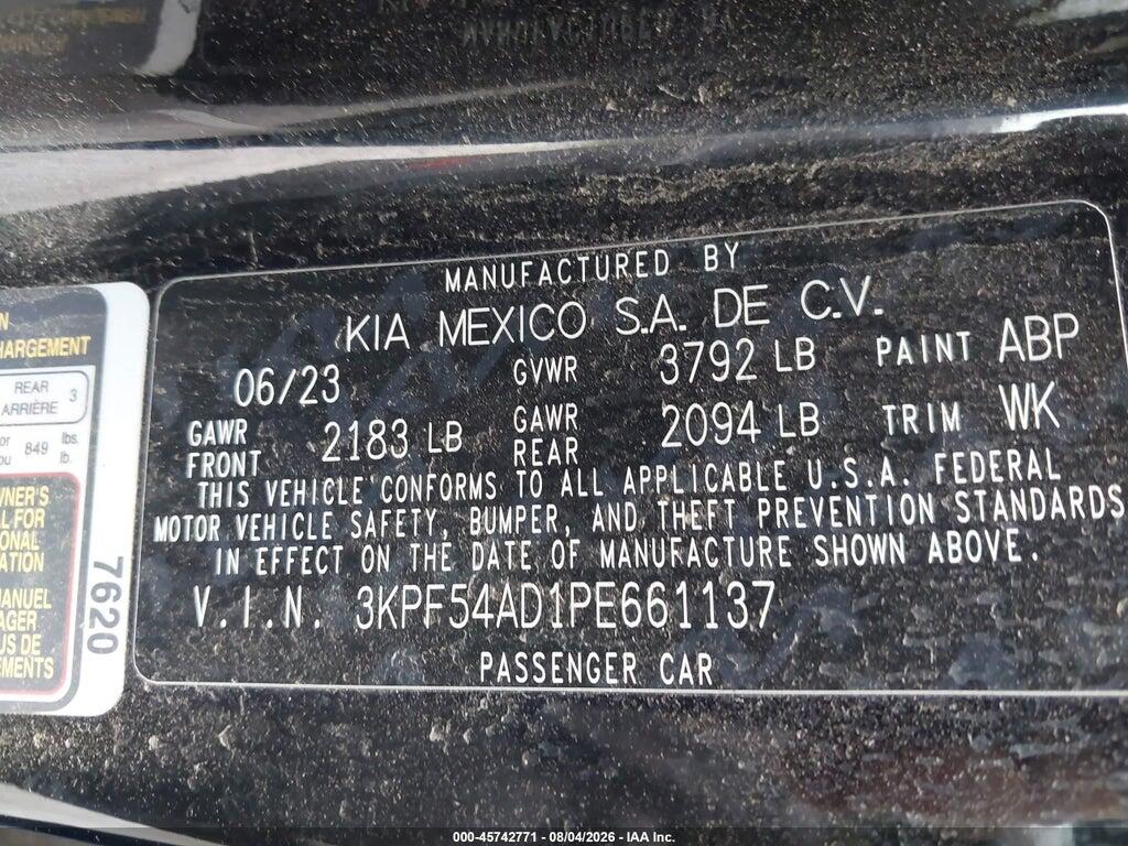 3KPF54AD1PE661137 2023 KIA FORTE photo no. 9