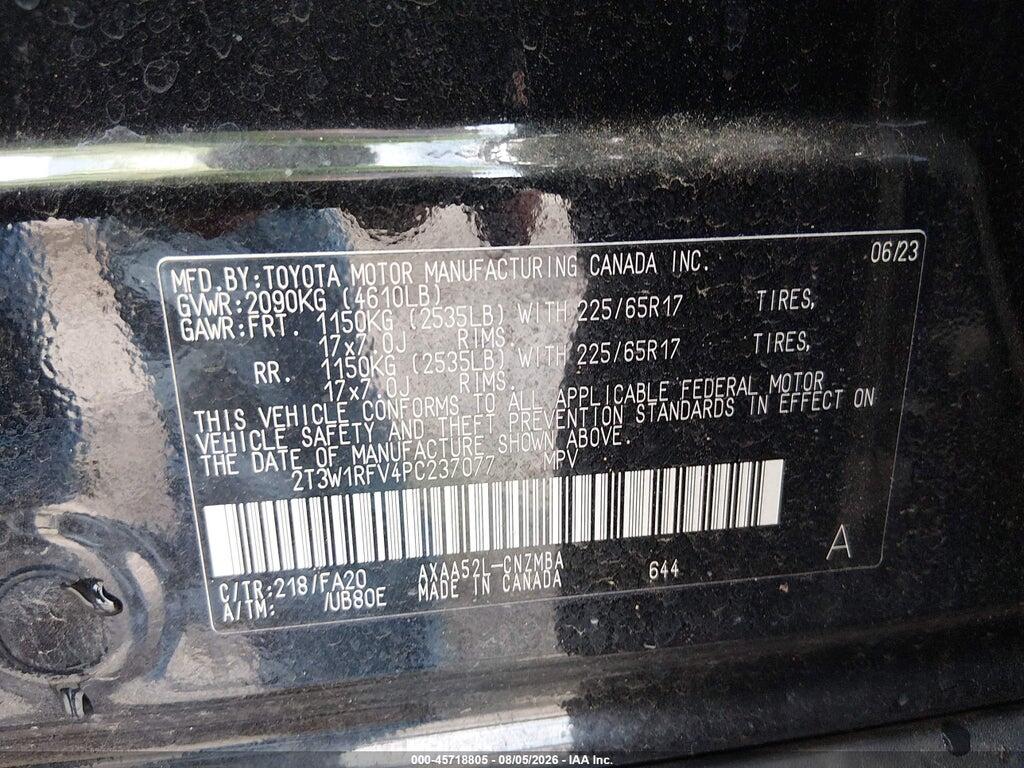 2T3W1RFV4PC237077 2023 TOYOTA RAV4 photo no. 9