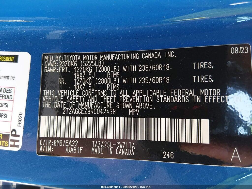 2T2AGCEZ8RC042438 2024 LEXUS NX 350 photo no. 9