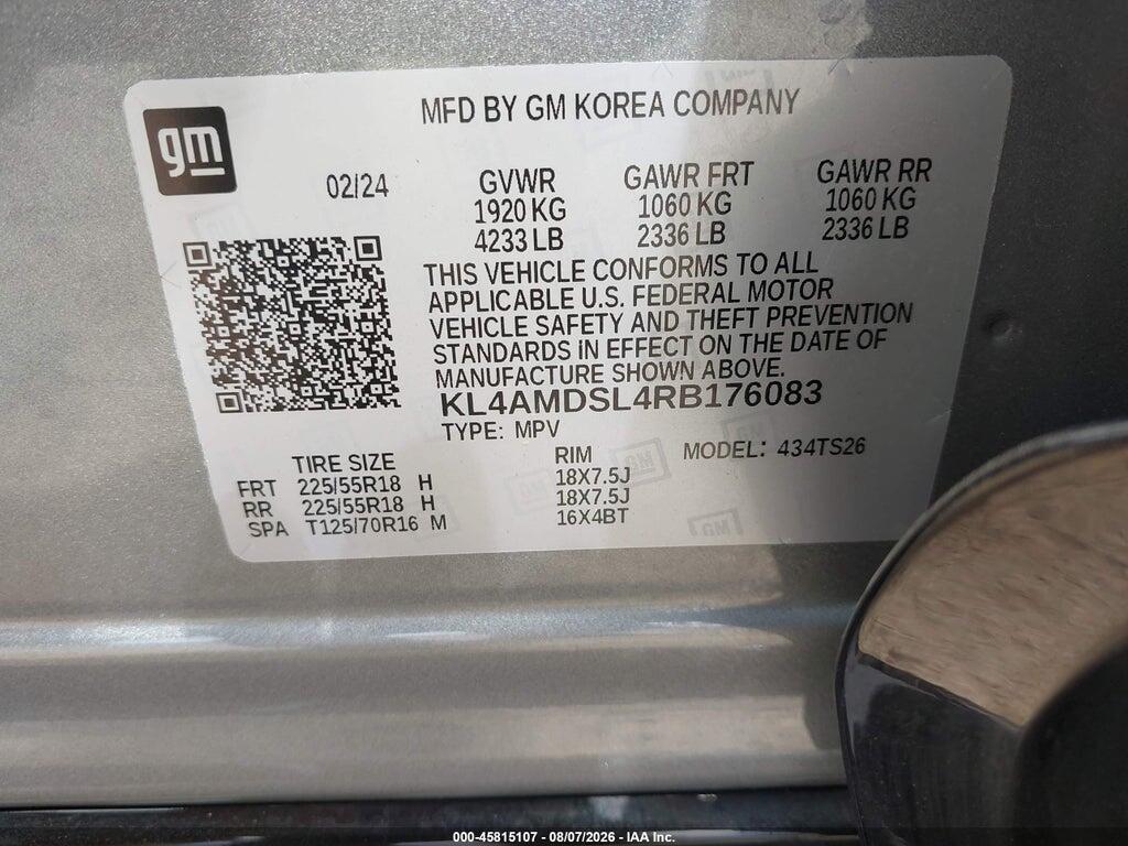 KL4AMDSL4RB176083 2024 BUICK ENCORE GX photo no. 9