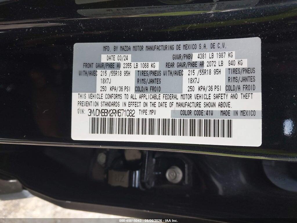 3MVDMBBM2RM671082 2024 MAZDA CX-30 photo no. 9