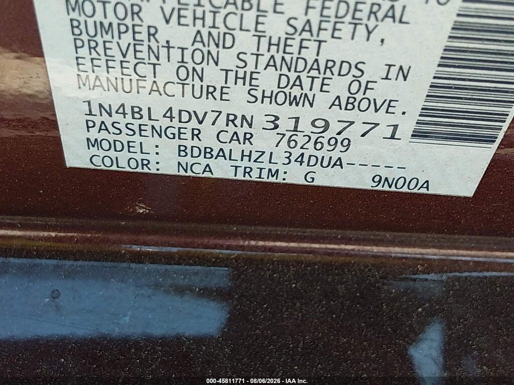 1N4BL4DV7RN319771 2024 NISSAN ALTIMA photo no. 9