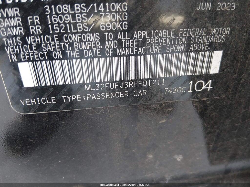 ML32FUFJ3RHF01211 2024 MITSUBISHI MIRAGE G4 photo no. 9