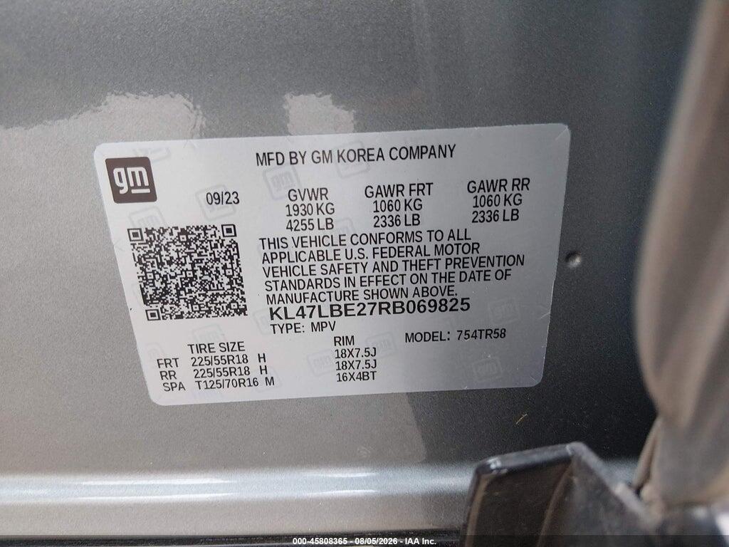 KL47LBE27RB069825 2024 BUICK ENVISTA photo no. 9
