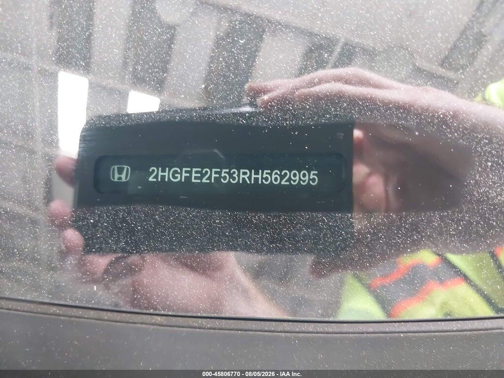 2HGFE2F53RH562995 2024 HONDA CIVIC photo no. 9