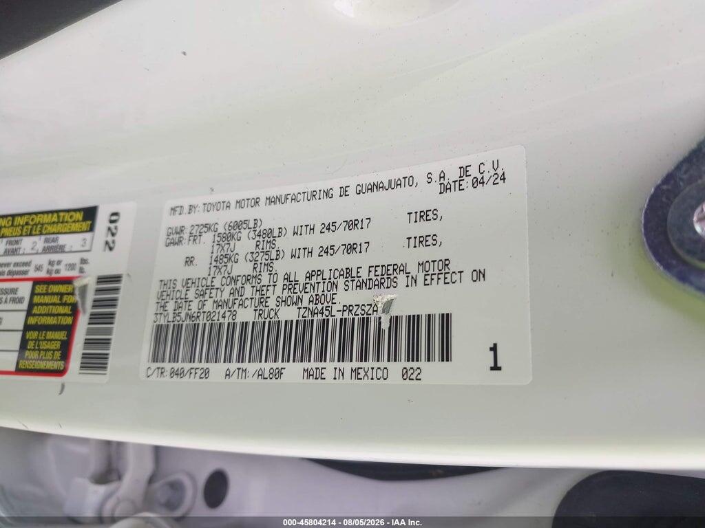 3TYLB5JN6RT021478 2024 TOYOTA TACOMA photo no. 9