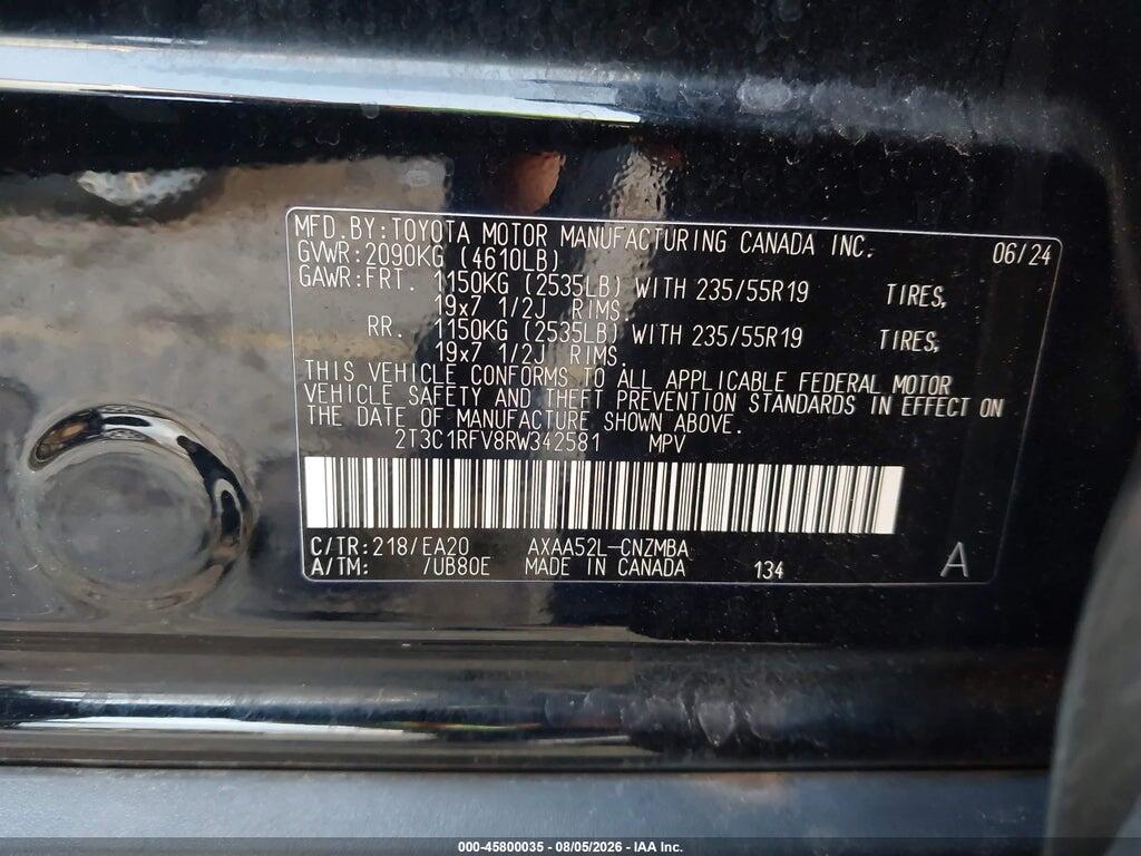 2T3C1RFV8RW342581 2024 TOYOTA RAV4 photo no. 9