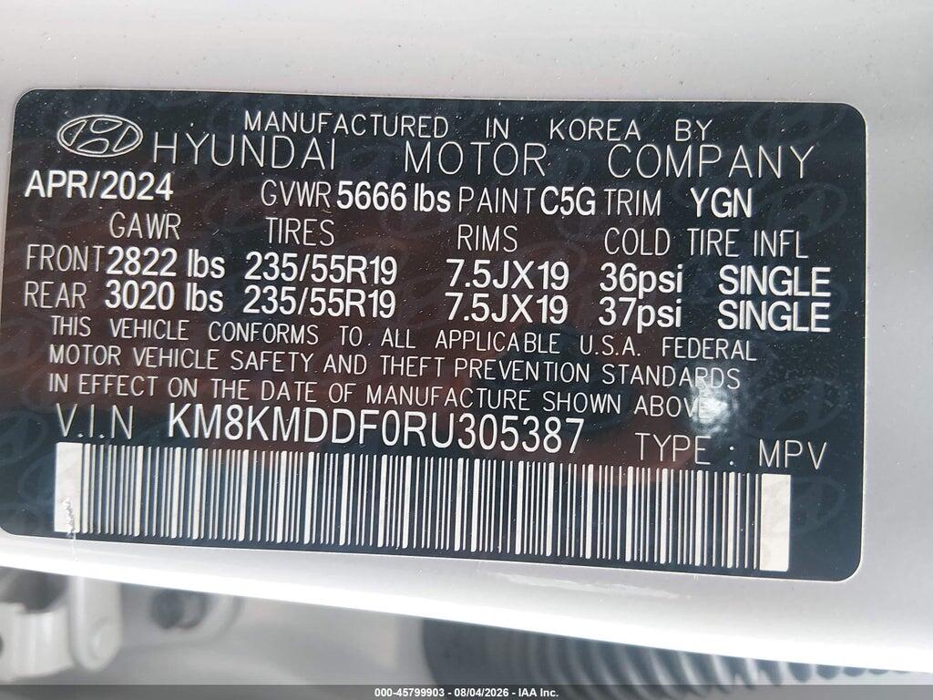 KM8KMDDF0RU305387 2024 HYUNDAI IONIQ 5 photo no. 9