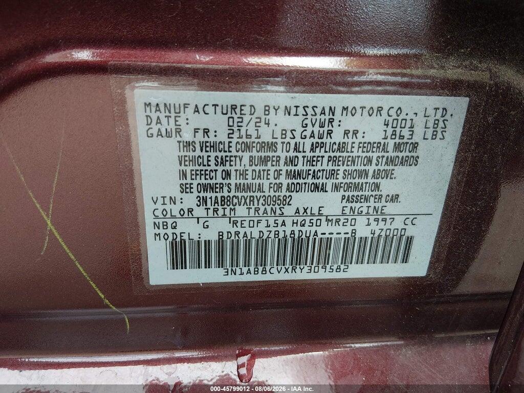 3N1AB8CVXRY309582 2024 NISSAN SENTRA photo no. 9