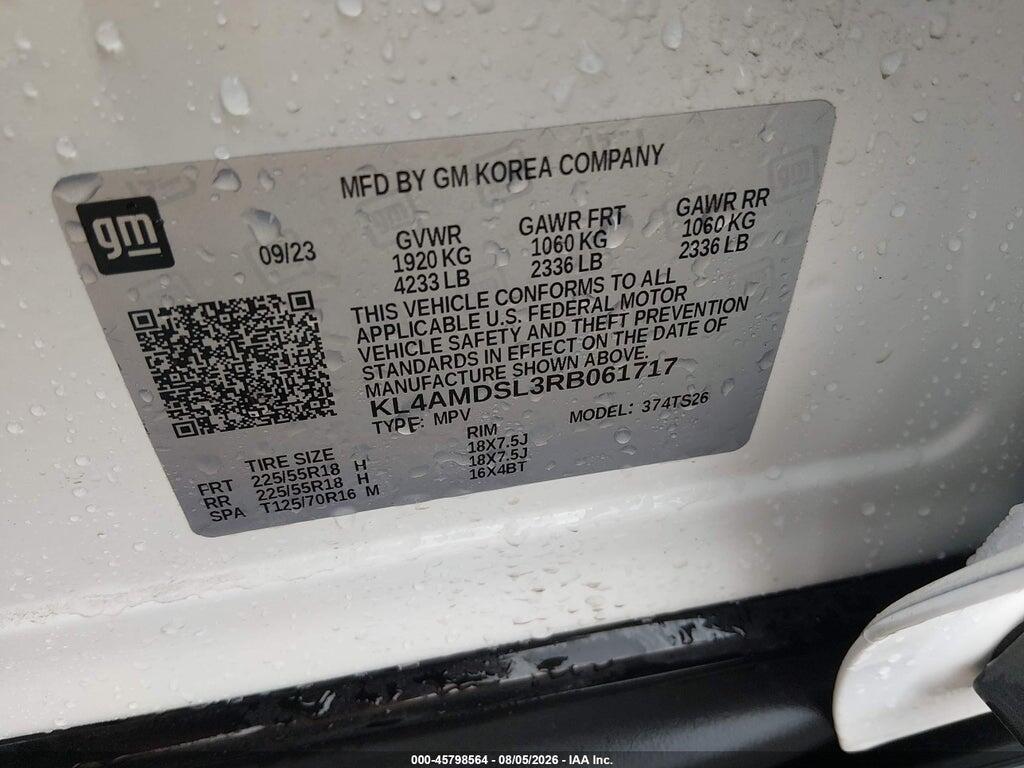 KL4AMDSL3RB061717 2024 BUICK ENCORE GX photo no. 9