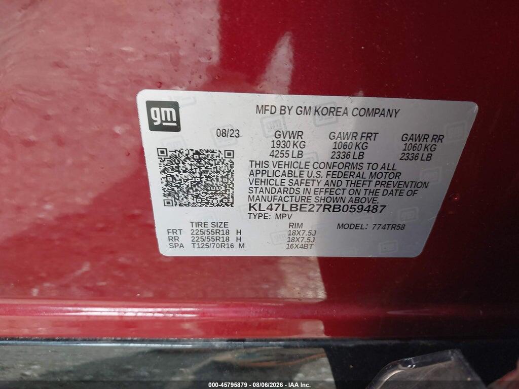 KL47LBE27RB059487 2024 BUICK ENVISTA photo no. 9
