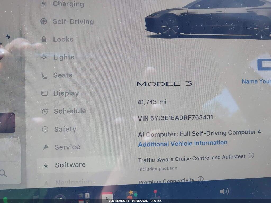 5YJ3E1EA9RF763431 2024 TESLA MODEL 3 photo no. 7