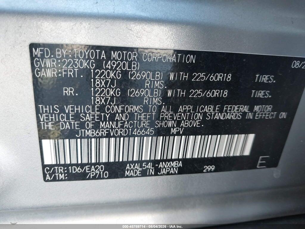 JTMB6RFV0RD146645 2024 TOYOTA RAV4 HYBRID photo no. 9