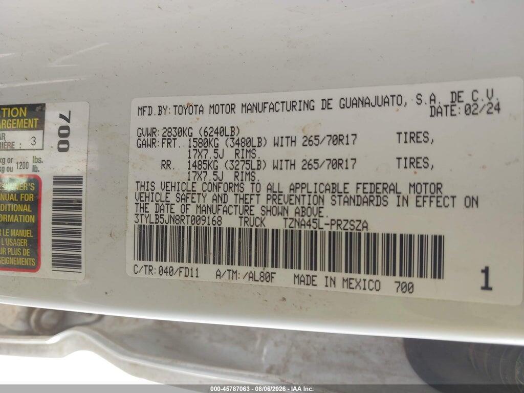 3TYLB5JN8RT009168 2024 TOYOTA TACOMA photo no. 9