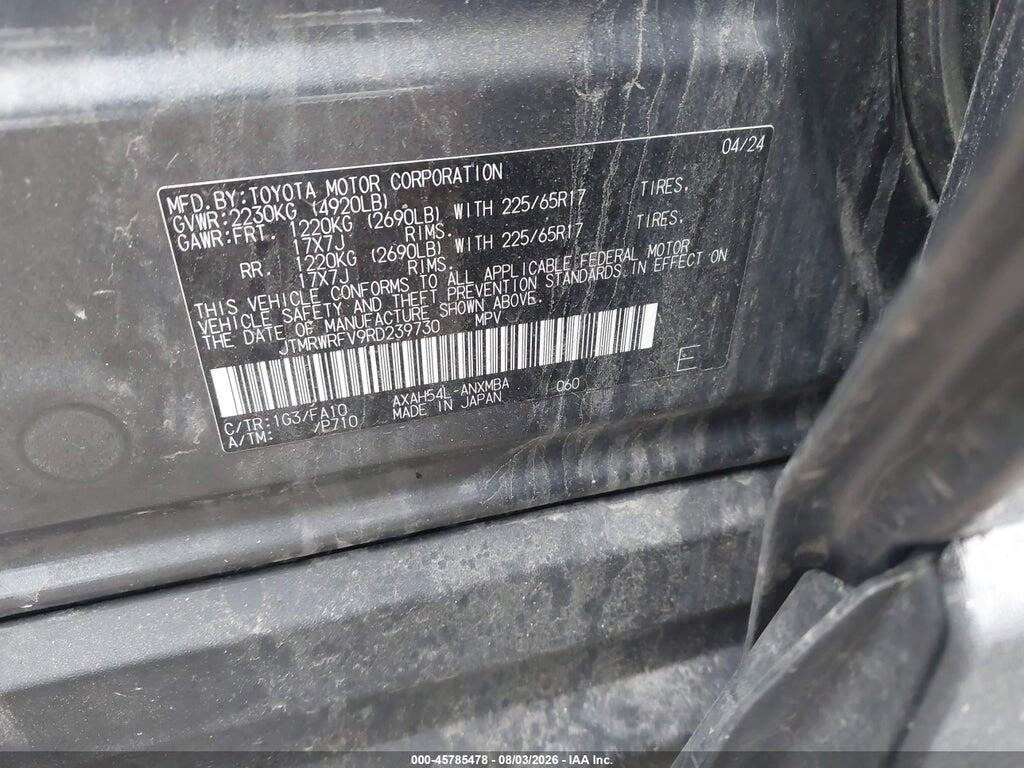 JTMRWRFV9RD239730 2024 TOYOTA RAV4 HYBRID photo no. 9