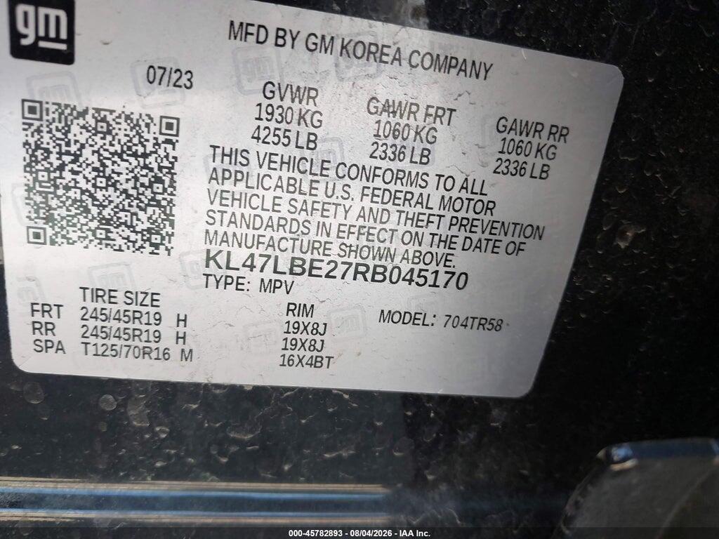 KL47LBE27RB045170 2024 BUICK ENVISTA photo no. 9