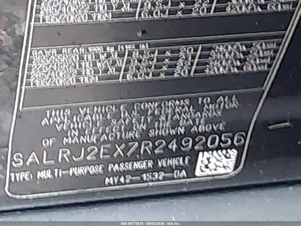 SALRJ2EX7R2492056 2024 LAND ROVER DISCOVERY photo no. 9