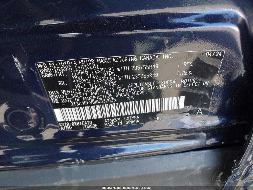 2T3C1RFV8RW332035 2024 TOYOTA RAV4 photo no. 9