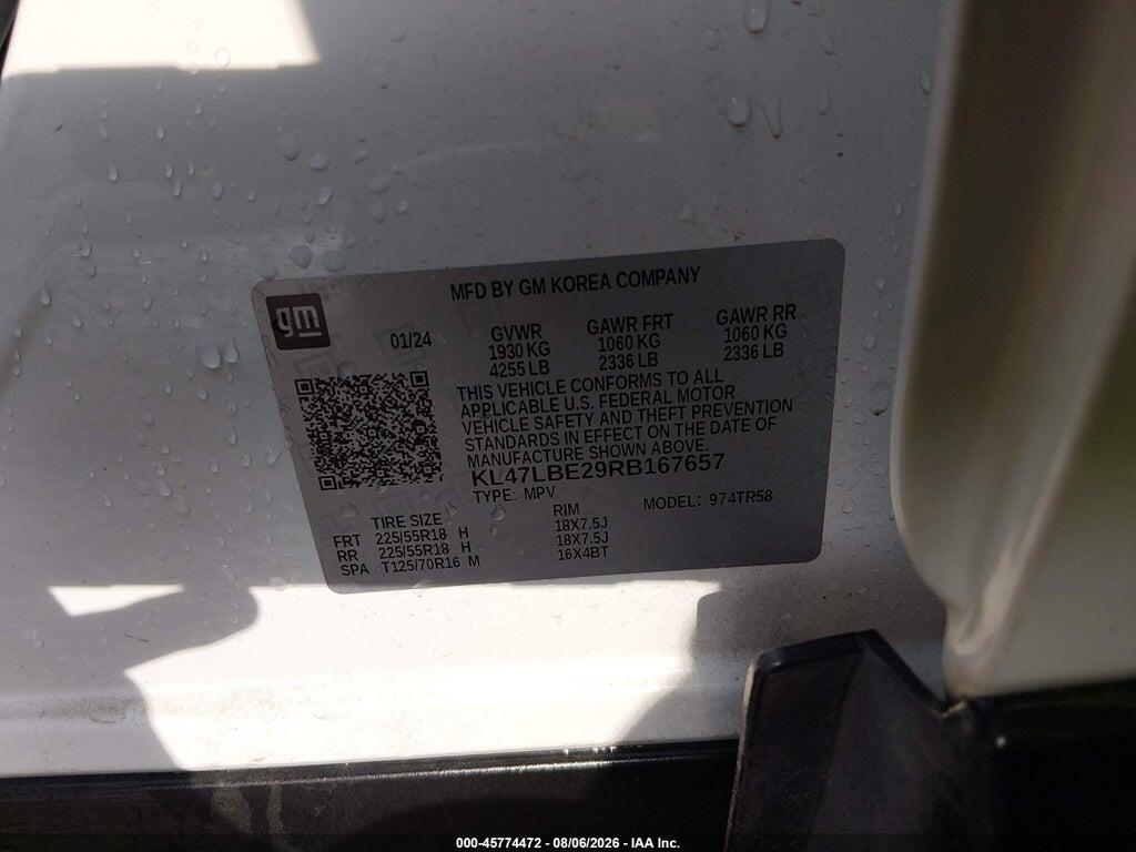 KL47LBE29RB167657 2024 BUICK ENVISTA photo no. 9