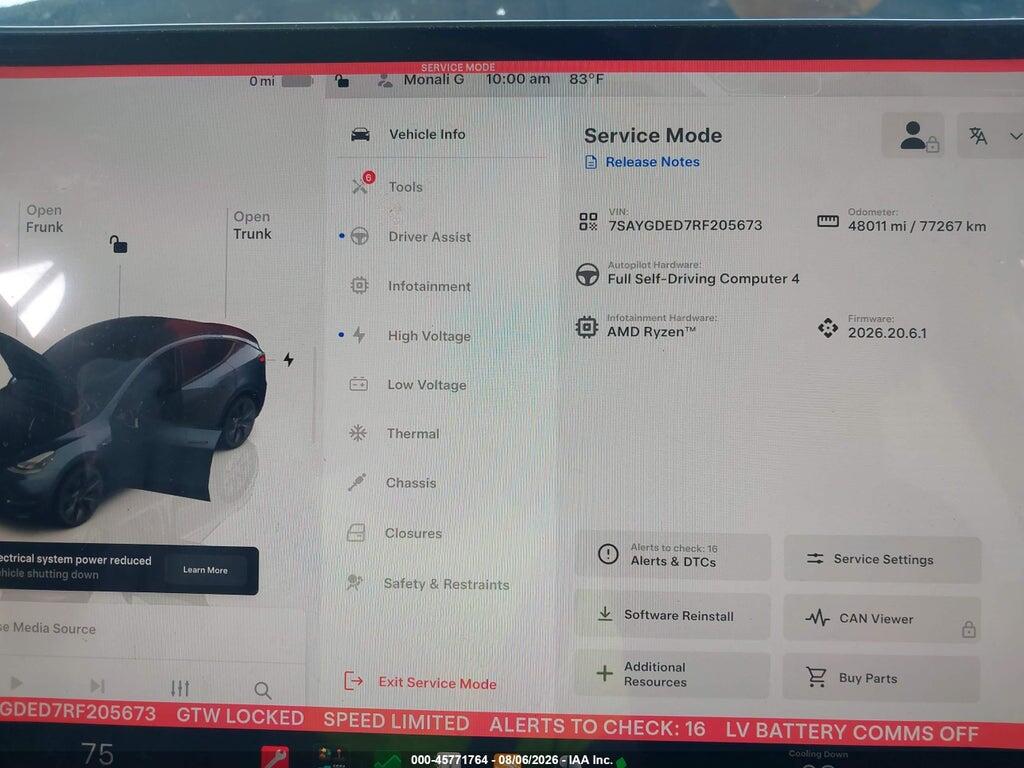 7SAYGDED7RF205673 2024 TESLA MODEL Y photo no. 7