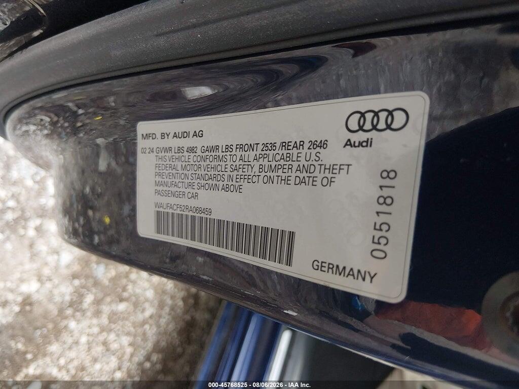 WAUFACF52RA068459 2024 AUDI A5 SPORTBACK photo no. 9