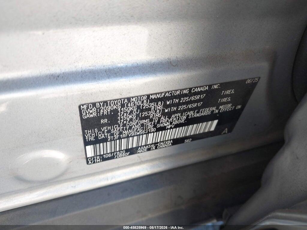 2T3F1RFV9SW563190 2025 TOYOTA RAV4 photo no. 9