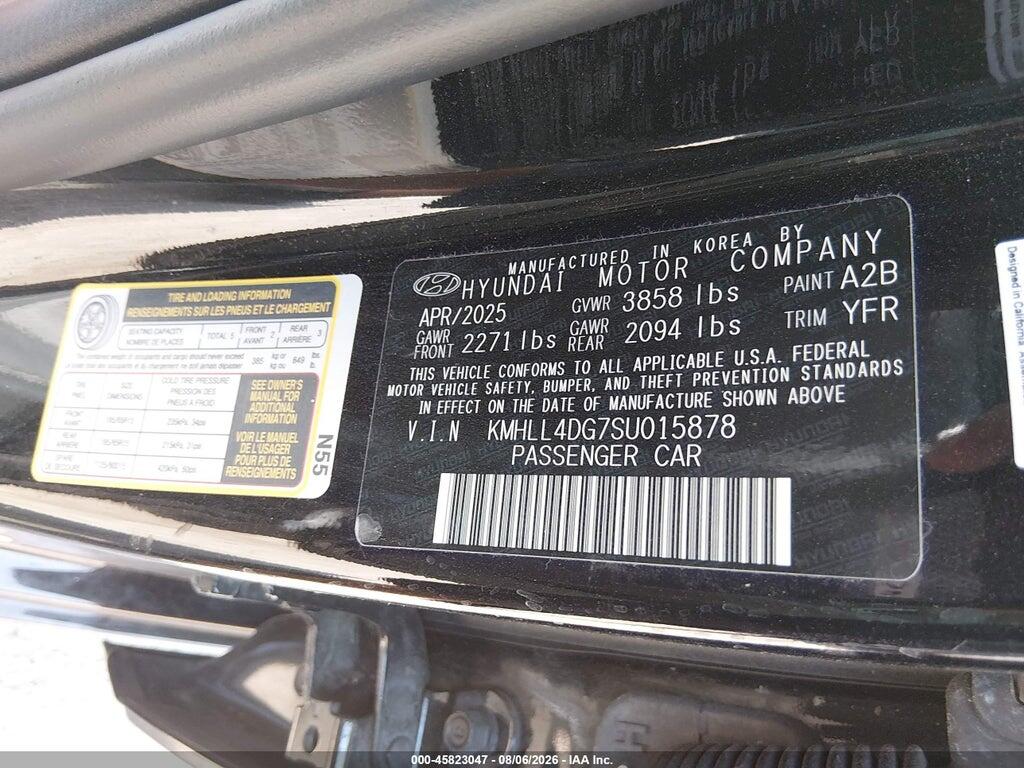 KMHLL4DG7SU015878 2025 HYUNDAI ELANTRA photo no. 9