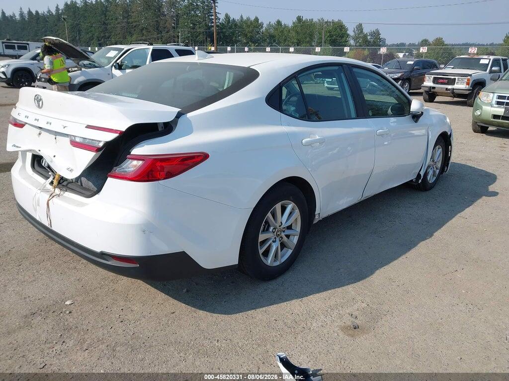 4T1DAACK2SU501352 2025 TOYOTA CAMRY photo no. 4