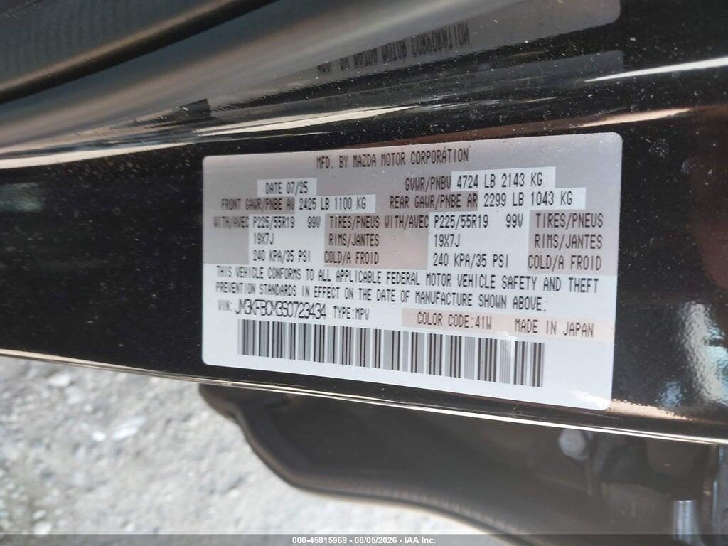 JM3KFBCM3S0723434 2025 MAZDA CX-5 photo no. 9