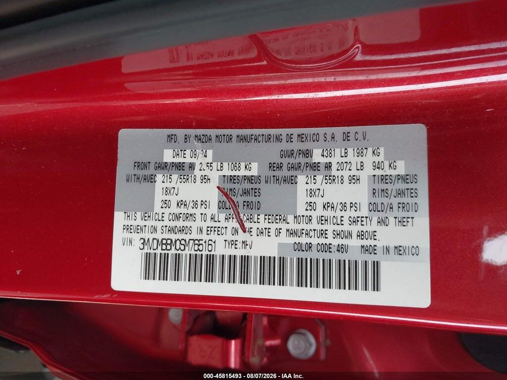 3MVDMBBM0SM765161 2025 MAZDA CX-30 photo no. 9