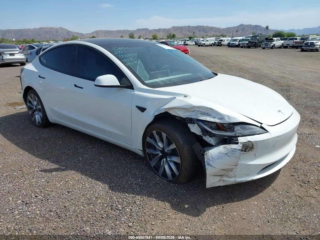 5YJ3E1EA7SF048184 2025 TESLA MODEL 3 photo no. 1