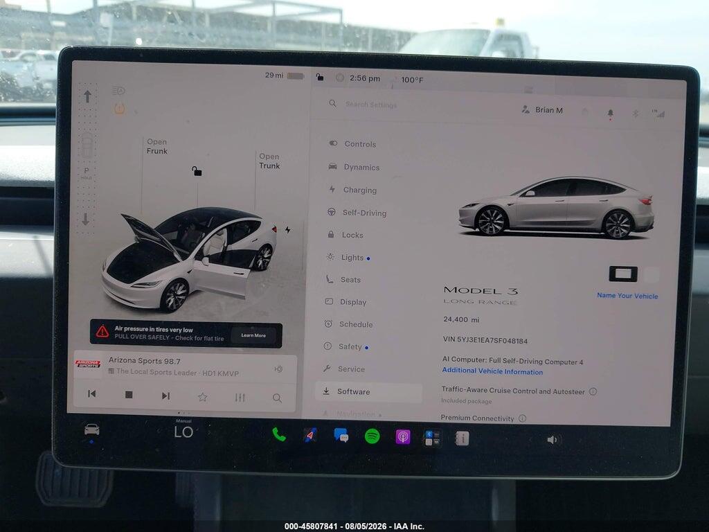 5YJ3E1EA7SF048184 2025 TESLA MODEL 3 photo no. 7