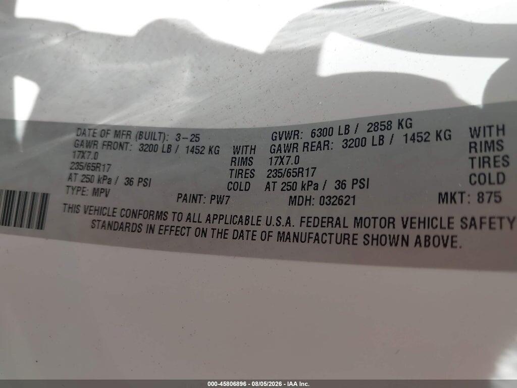 2C4RC1S75SR577758 2025 CHRYSLER PACIFICA HYBRID photo no. 9