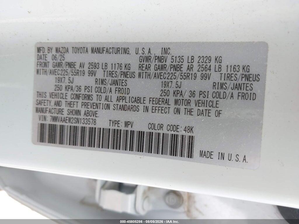 7MMVAAEW2SN133578 2025 MAZDA CX-50 HYBRID photo no. 9
