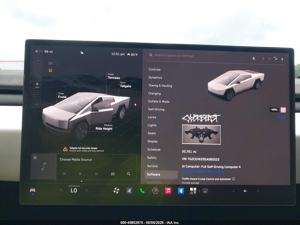 7G2CEHEE9SA060522 2025 TESLA CYBERTRUCK photo no. 7