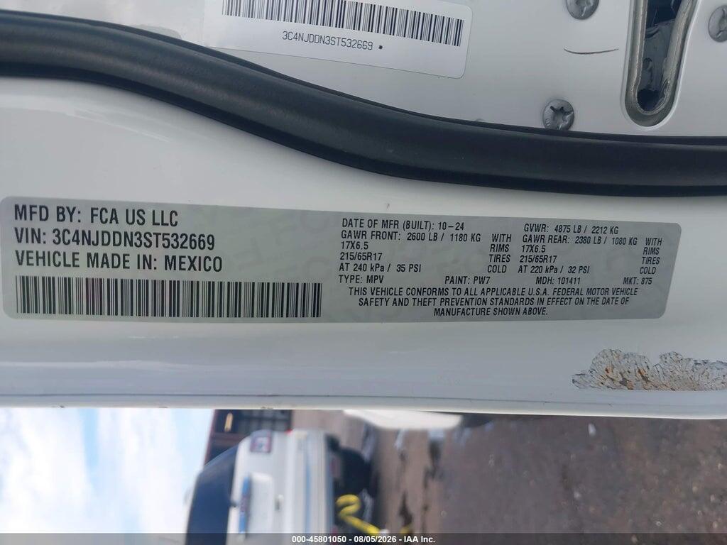 3C4NJDDN3ST532669 2025 JEEP COMPASS photo no. 9